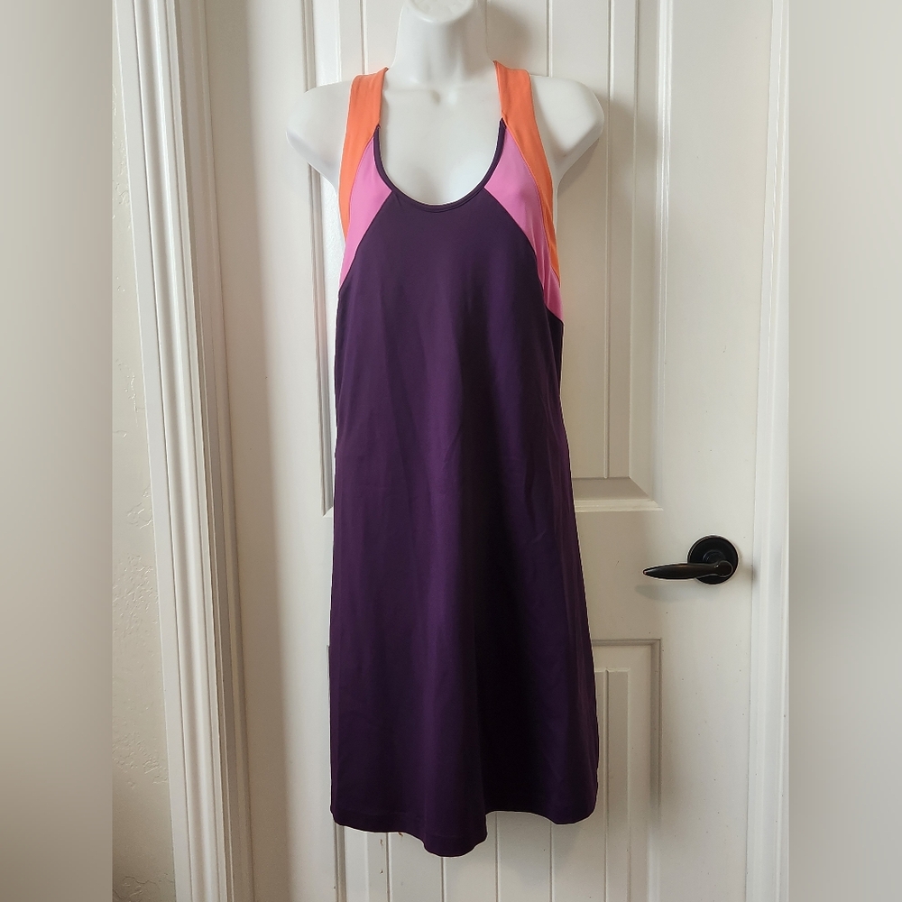 Title 9 Crossback Diamelite Color Block Active Dress - Size Large EUC Like new